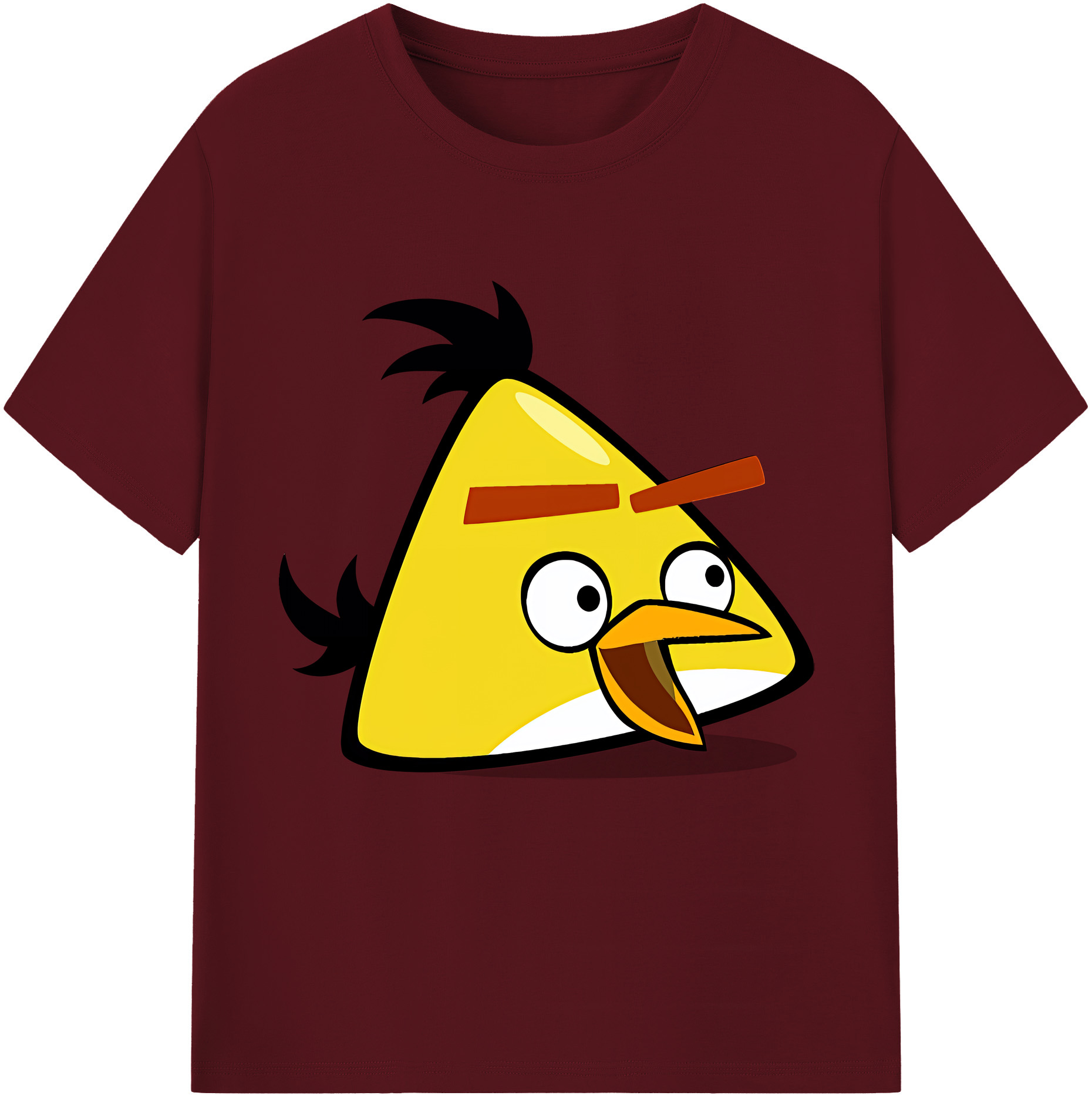 （画像用） Angry Birds アングリーバード 綿100％半袖Tシャツ（フロントプリント）